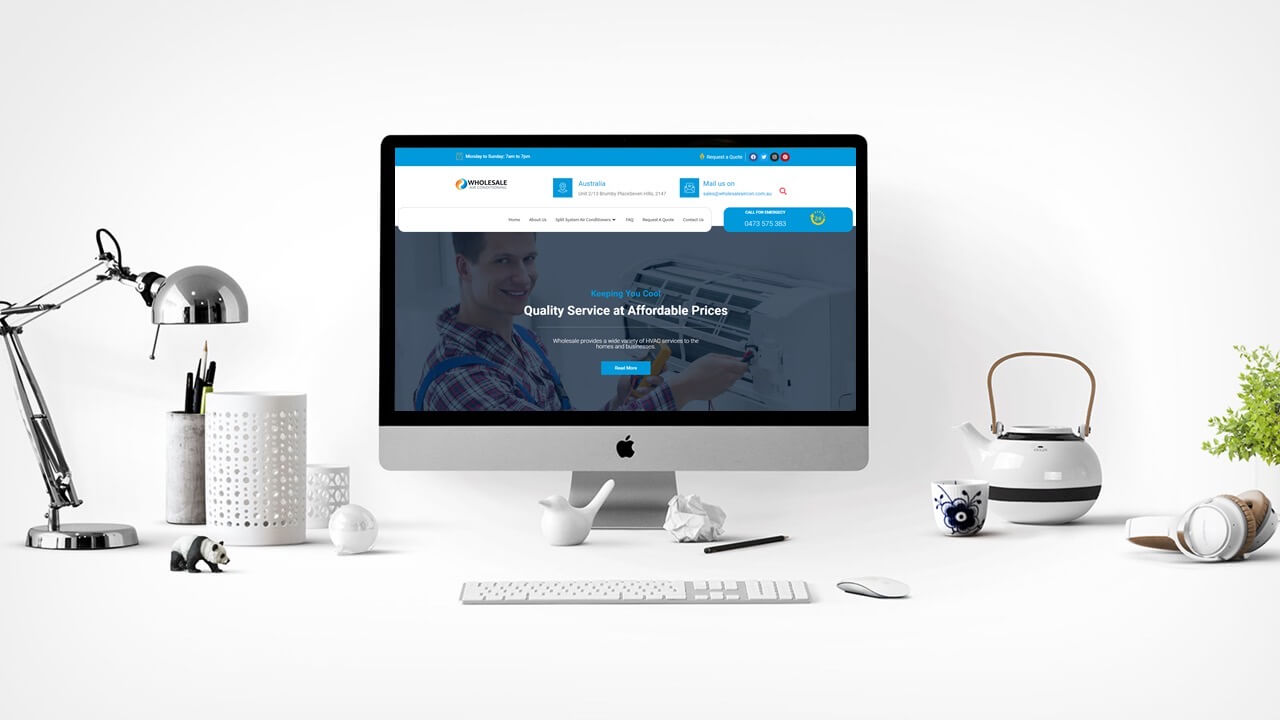AC Wholesale Air -Australia Website
